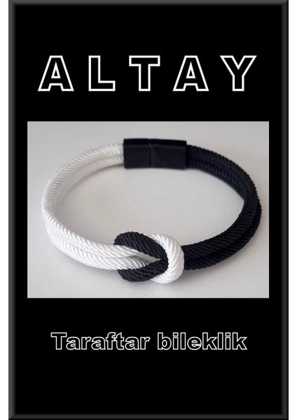 Altay Taraftar Bileklik Magnet Kapamalı 17-18-19-20-21-22-23 Cm.