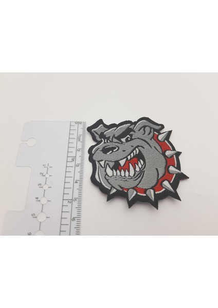 " Bulldog " Logolu 6 cm x 6 cm Boyutlarında Arma Yama Patch (1 Adet)