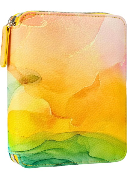 123 1464 Victoria's Journals Zipper Folder Organizer Defter A6 Çizgili