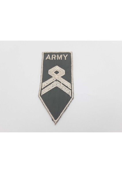 "army " Logolu 8,5 cm x 4 cm Boyutlarında Arma Yama Patch (1 Adet)