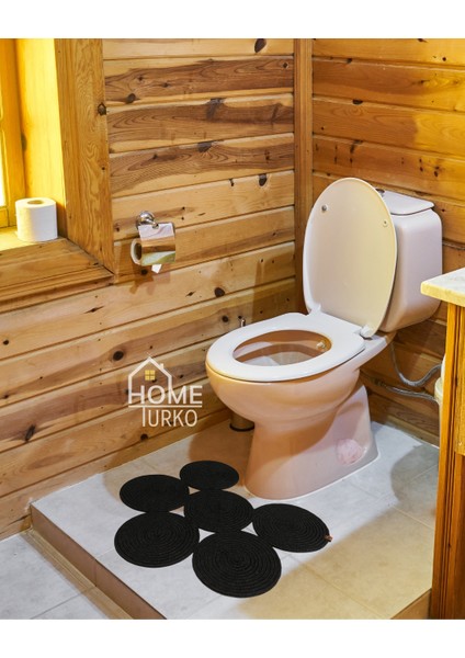 Jüt, Hasır, Paspas, Banyo Paspası, Klozet Önü Paspası, Klozet Paspas, Çift Taraflı