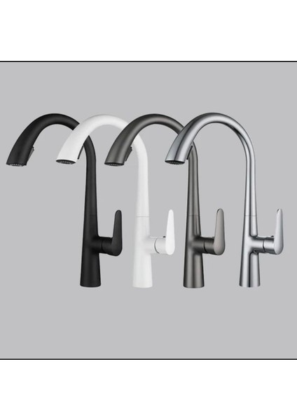 Mat Gold Mutfak Bataryası Spiralli Evye Musluğu Mat Altın Batarya Su Tazzik ve Basınç Ayarlı Armatür indirimleri