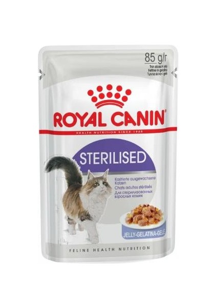 Jelly Sterilised Kısırlaştırılmış Yaş Kedi Maması 85 gr x 12 Adet