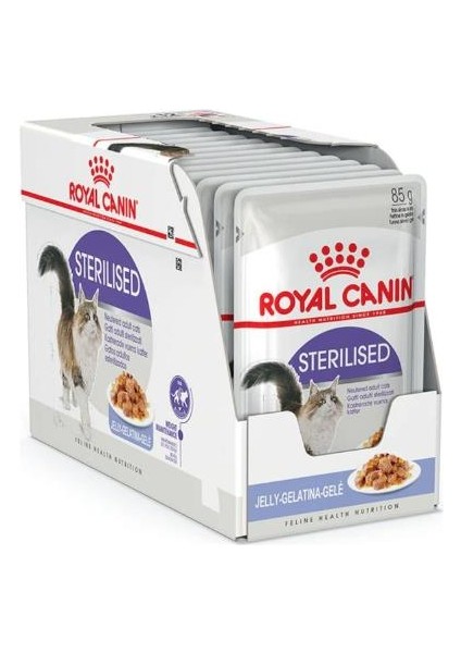Jelly Sterilised Kısırlaştırılmış Yaş Kedi Maması 85 gr x 12 Adet fiyatları