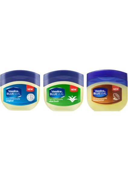 Blueseal Blueseal Jel Nemlendirici - Cocoa Butter + Aloe Fresh + Original 100 gr x 3