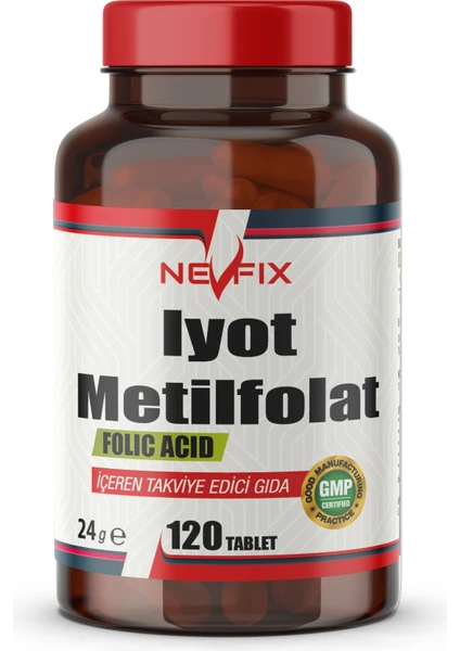 Iyot Metilfolat Folic Acid 120 Tablet