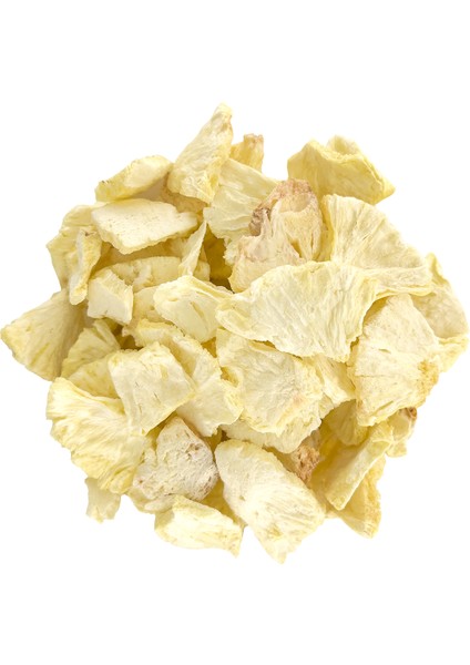 Ananas Kuru Meyve Cipsi - Dondurularak Kurutulmuş Freeze Dried Çıtır Ananas