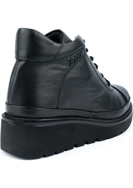 Deri Modern Rahat Tam Tarz Deri Bot Siyah 3520 fiyatları