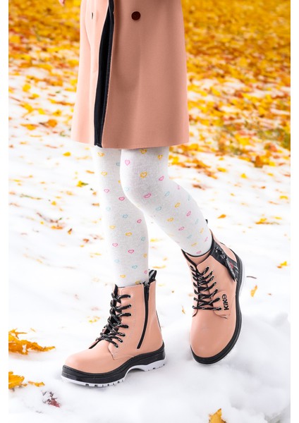 Fermuarlı Termo Taban Kız Çocuk Bot 623 Cilt Pudra fiyatları