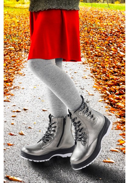 Termo Taban Kız Çocuk Bot 621 Kırışık Taşlı Platin fiyatları