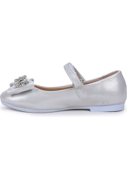 Papyon Taşlı Cırtlı Kız Çocuk Babet Ayakkabı 254 Vakko Sedef fiyatları