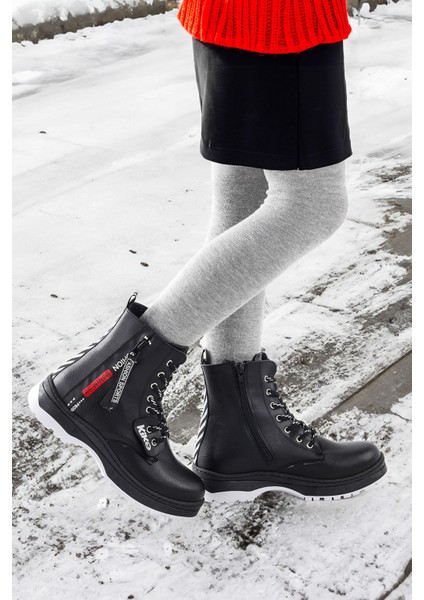 Fermuarlı Termo Taban Kız Çocuk Bot 623 Cilt Siyah fiyatları