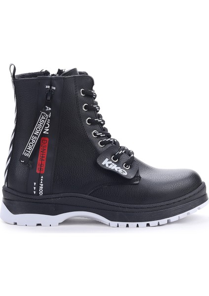 Fermuarlı Termo Taban Kız Çocuk Bot 623 Cilt Siyah indirimleri