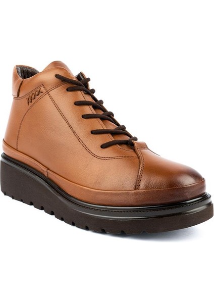 Deri Modern Rahat Tam Tarz Deri Bot Taba 3520 fiyatları