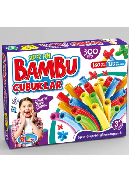 Bambu Çubuklar 300 Parça