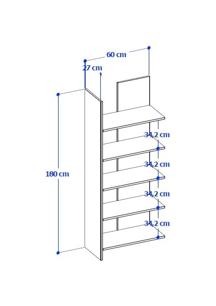 Senta Kitaplık / Çok Amaçlı Raf