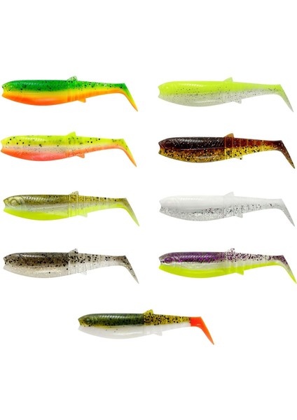 Cannibal Shad 10CM 9gr Green Pearl Yellow indirimleri