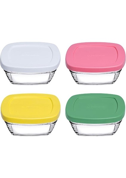 96840 Puding Kapaklı Saklama Kabı 4 Lü fiyatları