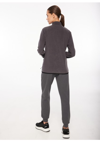 Antrasit Kadın Kapüşonlu Polar Sweatshırt D3WL-SWT27 fırsatları