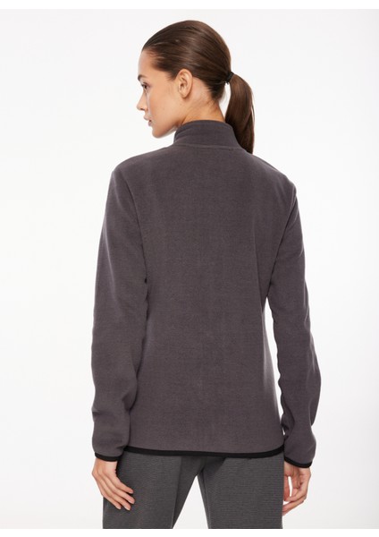 Antrasit Kadın Kapüşonlu Polar Sweatshırt D3WL-SWT27 indirimleri