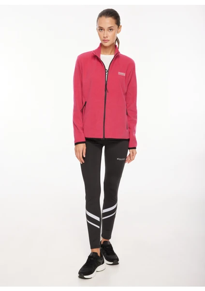 Discovery Expedition Pembe Kadın Kapüşonlu Polar Sweatshırt D3WL-SWT27