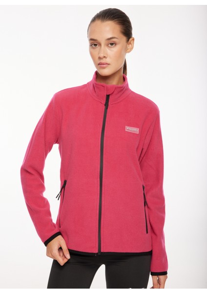 Discovery Expedition Pembe Kadın Kapüşonlu Polar Sweatshırt D3WL-SWT27