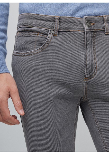 Normal Bel Normal Paça Slim Fit Gri Erkek Pantolon BBFW23MPT003 modelleri