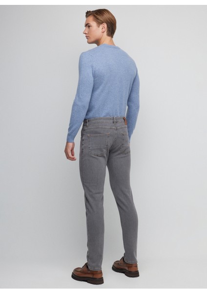 Normal Bel Normal Paça Slim Fit Gri Erkek Pantolon BBFW23MPT003 fırsatları
