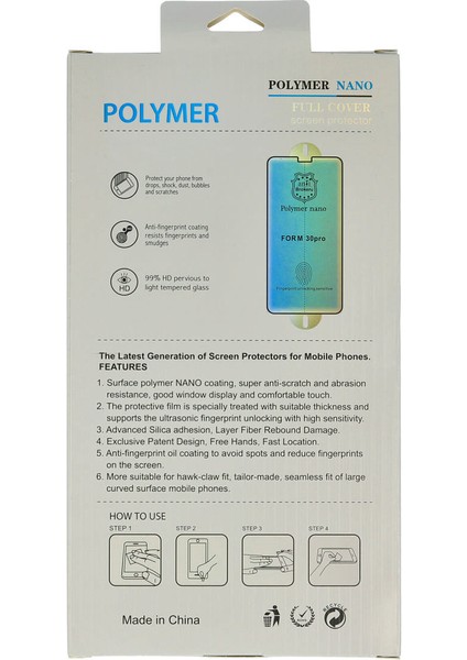 Samsung Galaxy S8 Plus Polymer Nano Ekran  Koruyucu