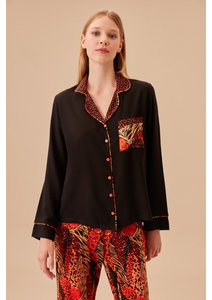 African Maskülen Pijama Takımı