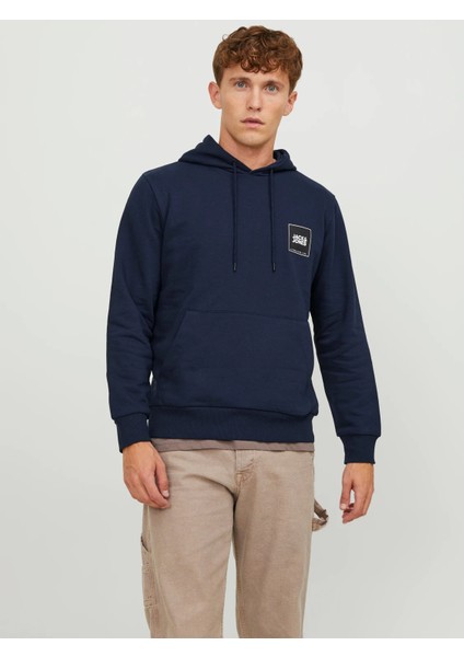Kapüşonlu Lacivert Erkek Sweatshirt 12251998