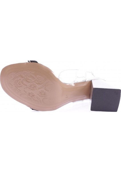 809-23Y Kadin Bantli Taşli Topuklu Sandalet indirimleri