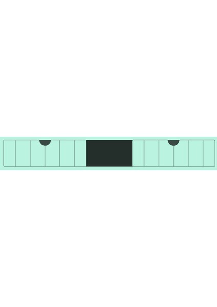 Noble Ayna Alt Modülü Açık Yeşil 80 Cm Kb500006