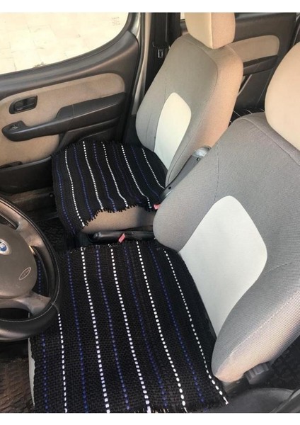 Oto Koltuk Koruyucu Kılıf Hasır Araba Örtü Kilim 3 Parça