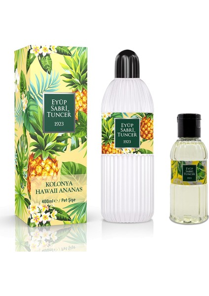 Hawaii Ananas Kolonya 400 ml ve Klasik Limon 50 ml