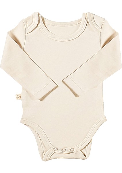 Pure 4 Parça Bebek Uzun Kollu %100 Pamuk Bodysuit Pijama Takımı Yenidoğan Organik Bebek Hediye Seti