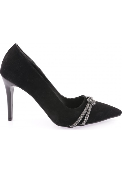 KN-02-23Y Kadin Silver Taşli Bantli Abiye Ayakkabi