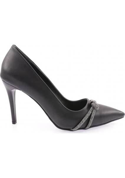 KN-02-23Y Kadin Silver Taşli Bantli Abiye Ayakkabi