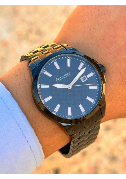 FRC.FT.1.142 Ferrucci Çelik Kordon 30 mt Suya Dayanıklı Yeni Sezon Şık Tasarım Erkek Kol Saati fiyatları