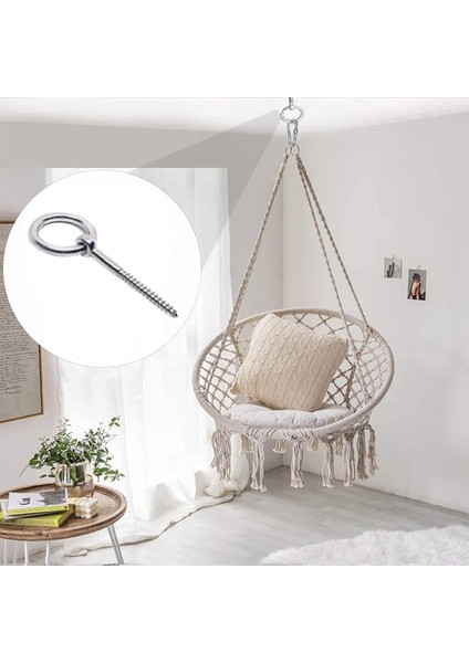 Metal Paslanmaz M10 Vidalı Gerdirme Sabitleme Çekme Kaldırma Tavan Kancası Asma Kit modelleri