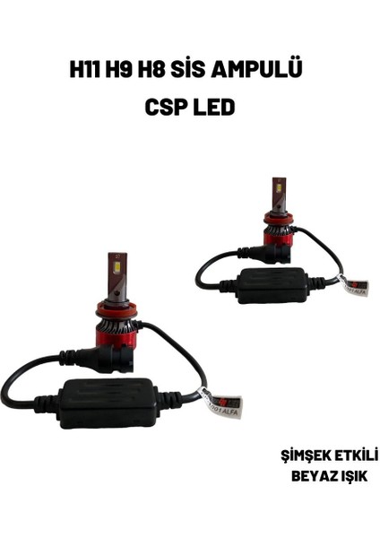 Cyhper Led Dacia Lodgy 2021 H11 Sis Far Ampulü Csp LED Xenon Beyaz Renk