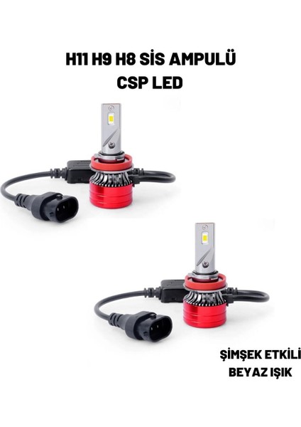 Cyhper Led Dacia Lodgy 2021 H11 Sis Far Ampulü Csp LED Xenon Beyaz Renk