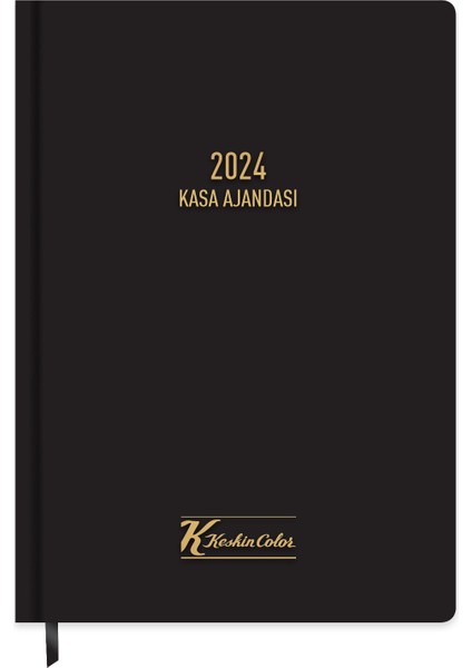 2024 17 x 24 cm Ticari Kasa Ajandası