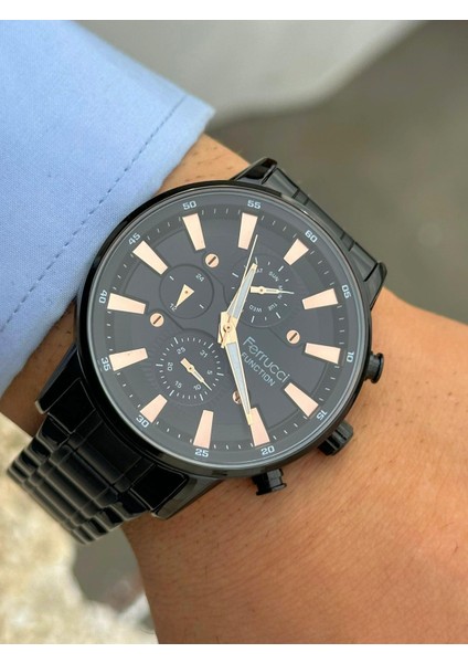 FRC.FT.1.152 Ferrucci Çelik Kordon 30 mt Suya Dayanıklı Yeni Sezon Şık Tasarım Erkek Kol Saati modelleri