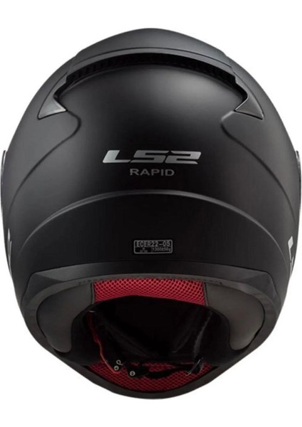 Rapid Full Face Motosiklet Kaskı - Siyah Vizörlü indirimleri