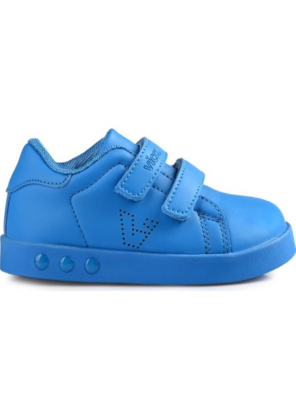 Oyo Sneaker Saks Mavi Erkek Çocuk Işıklı Spor Ayakkabı