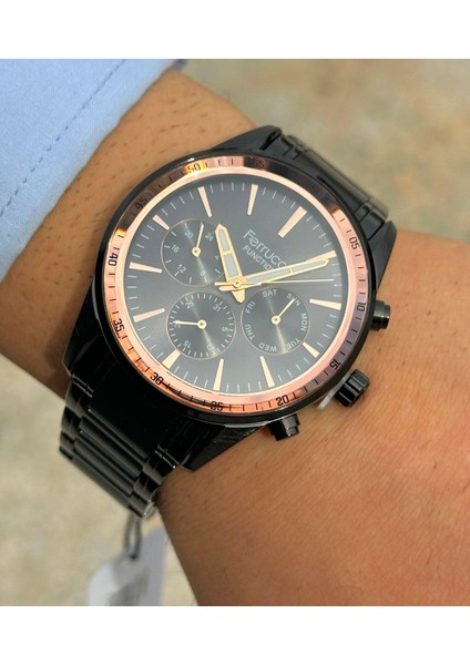 FRC.FT.1.153 Ferrucci Çelik Kordon 30 mt Suya Dayanıklı Yeni Sezon Şık Tasarım Erkek Kol Saati modelleri