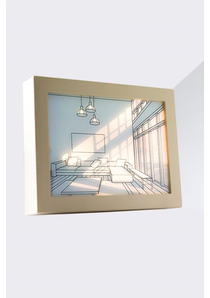 Dekoratif 3 Boyutlu Işıklı Tablo