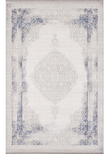 Artemis Dior Dıor 02517A Mavi Krem Halı