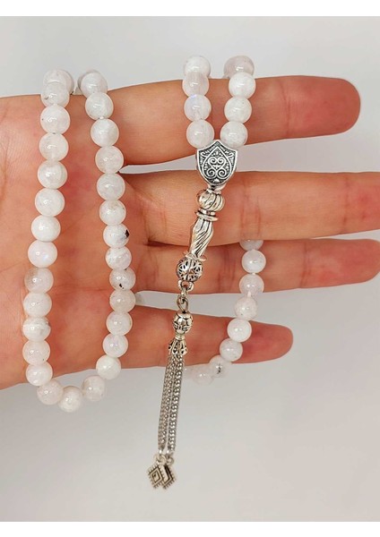 Ay Taşı 99LUK Tesbih 6mm